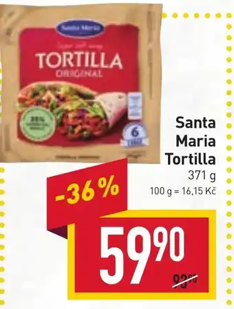 Billa Santa Maria Tortilla 371 g nabídka