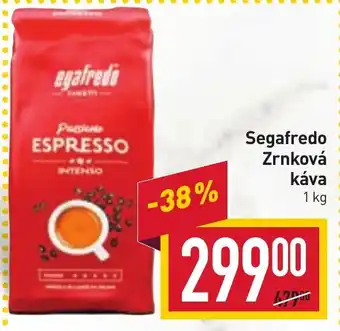 Billa Segafredo Zrnková káva 1 kg nabídka