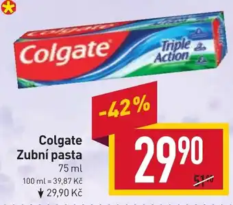 Billa Colgate Zubní pasta nabídka