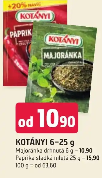 Trefa KOTÁNYI 6-25 g nabídka