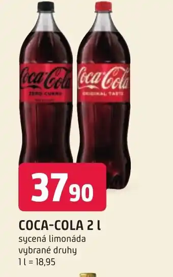 Trefa COCA-COLA 2L nabídka