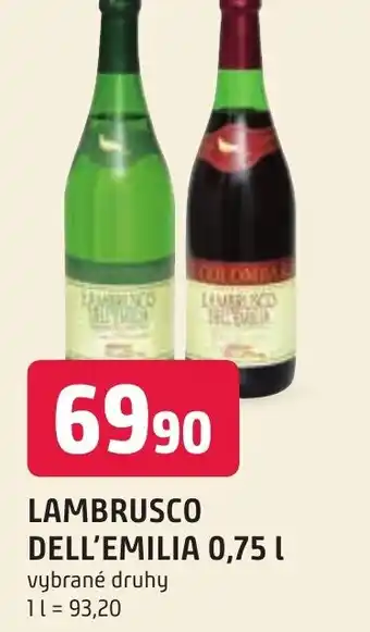 Trefa LAMBRUSCO DELL'EMILIA 0,75 L nabídka