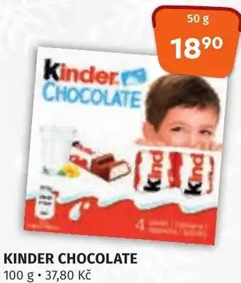 Trefa KINDER CHOCOLATE nabídka