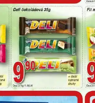 Hruška Deli čokoláda nabídka