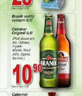 Hruška Pivo ostravar original nabídka