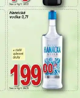 Hruška Hanácká vodka nabídka