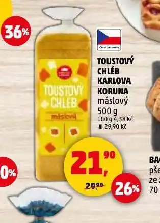 Penny Market Toustový chléb nabídka