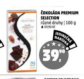 Penny Market Čokoláda premium nabídka