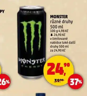 Penny Market Monster energy drink nabídka