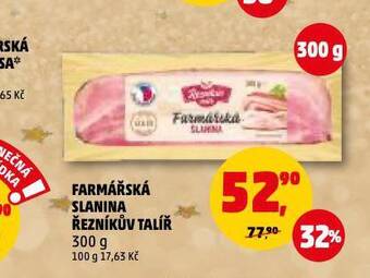 Penny Market Farmářská slanina nabídka