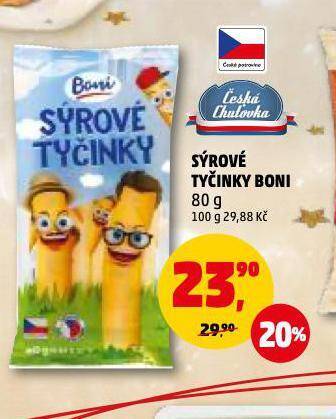 Penny Market Sýrové tyčinky boni nabídka