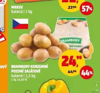 Penny Market Brambory konzumní pozdní nabídka
