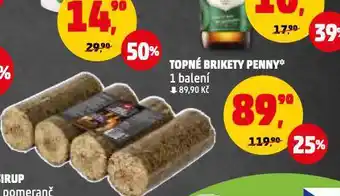 Penny Market Topné brikety nabídka