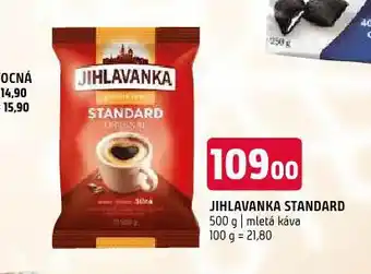 Terno Jihlavanka standard mletá káva nabídka