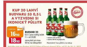 Terno Pivo budvar 33 nabídka