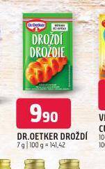 Terno Dr. oetker droždí nabídka
