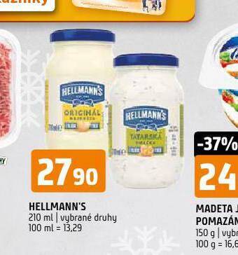 Terno Hellmann´s tatarská omáčka, majonéza nabídka
