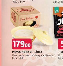 Terno Pomazánka ze sádla nabídka