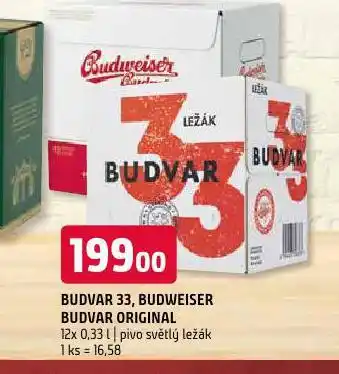 Terno Pivo budweiser budvar original nabídka