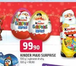 Terno Kinder maxi surprise nabídka