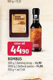 Terno Bombus datlový sirup nabídka