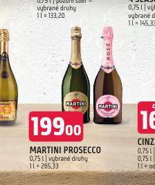 Terno Martini prosecco nabídka