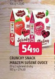 Terno Crunchy snack mrazem sušené ovoce nabídka