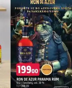 Terno Ron de azur panama rum nabídka
