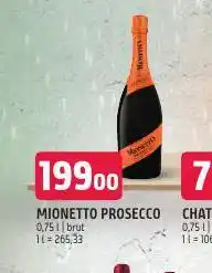 Terno Mionetto prosecco nabídka
