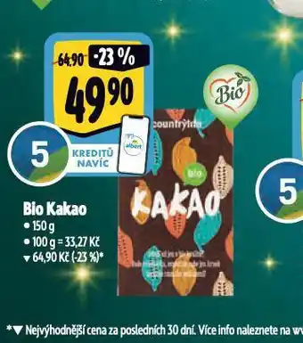 Albert Bio kakao nabídka
