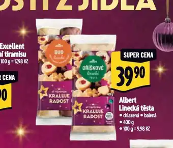 Albert Albert linecká těsta nabídka