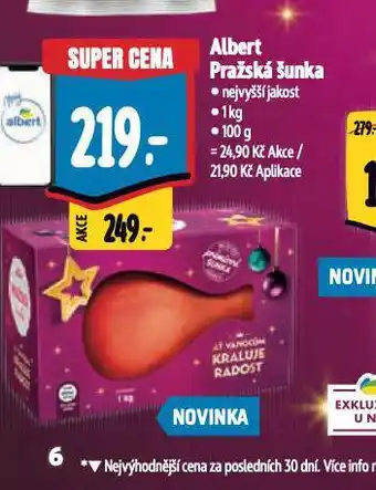 Albert Albert pražská šunka nabídka