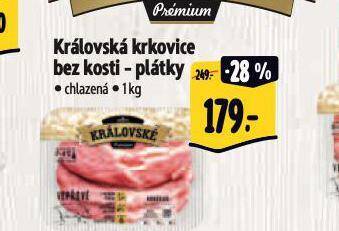 Albert Královská krkovice bez kosti - plátky nabídka