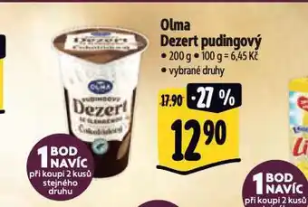 Albert Olma dezert pudingový nabídka