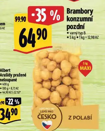 Albert Brambory konzumní pozdní nabídka