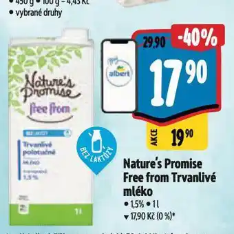 Albert Trvanlivé mléko 1,5% nabídka