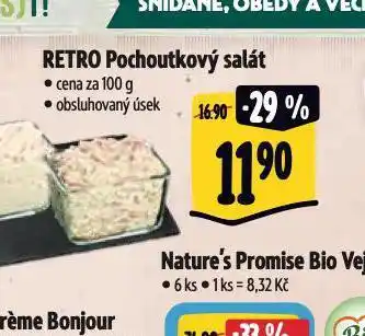 Albert Retro pochoutkový salát nabídka