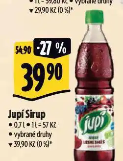 Albert Jupí sirup nabídka