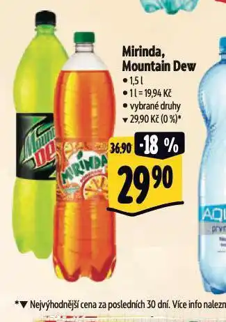 Albert Mirinda, mountain dew nabídka