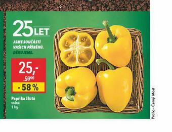 Globus Paprika žlutá nabídka