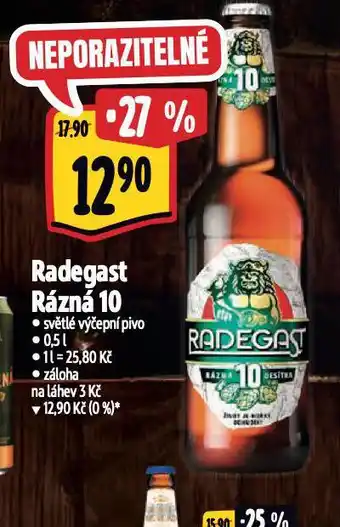 Albert Pivo radegast rázná 10 nabídka