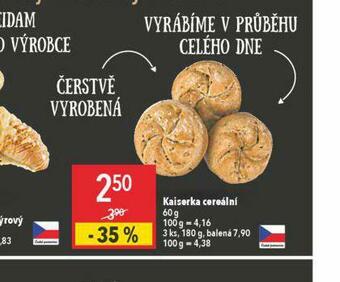 Globus Kaiserka cereální nabídka