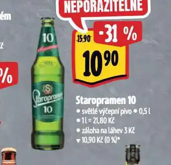 Albert Pivo staropramen 10 nabídka