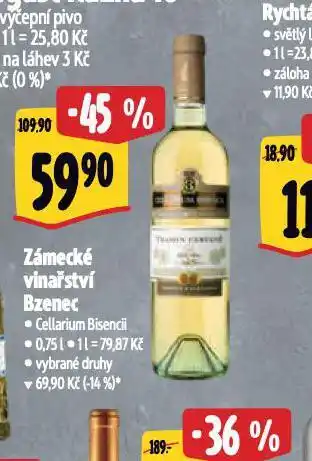 Albert Zámecké vinařství bzenec nabídka