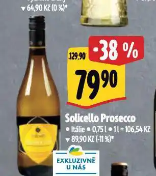 Albert Solicello prosecco nabídka