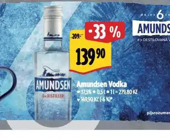 Albert Amundsen vodka nabídka