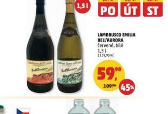 Penny Market Lambrusco emilia bell´aurora nabídka