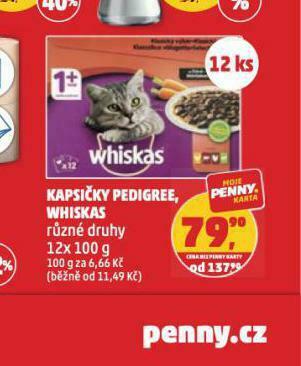 Whiskas kapsičky pro kočky