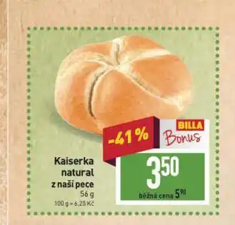 Billa Kaiserka nabídka