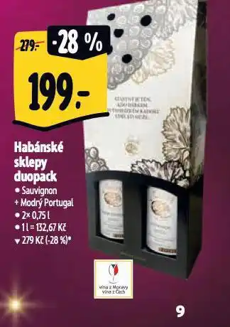 Albert Habánské sklepy nabídka